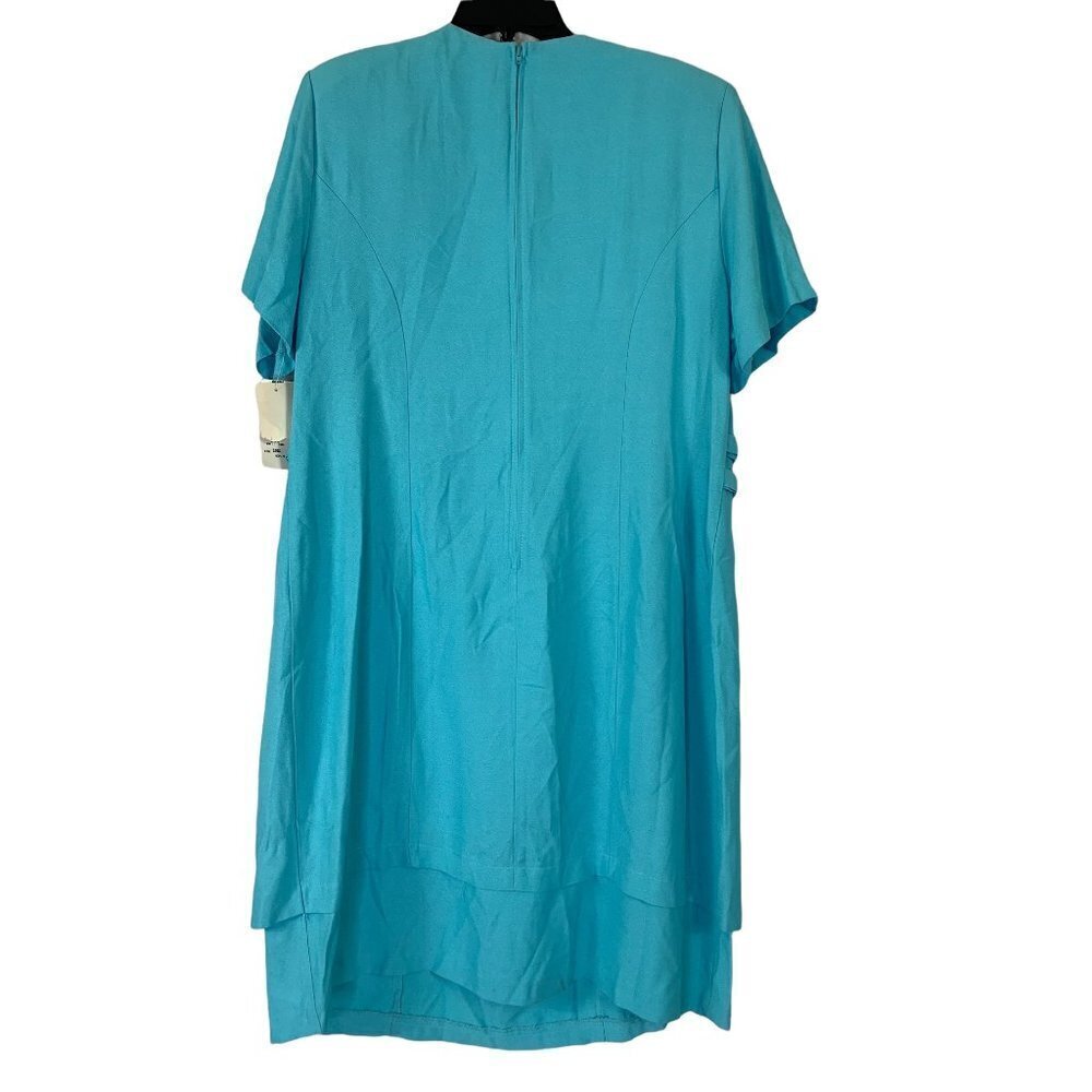 Whirlaway Women's Light Turquoise Casual Dress - Picture 2 of 6